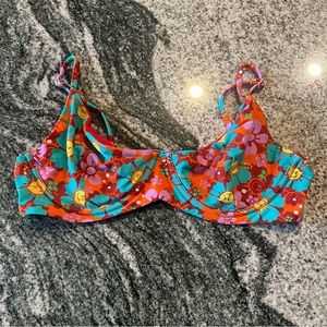 BLACKBOUGH BIKINI TOP - Willow Underwire Top in Candy Drip🍬